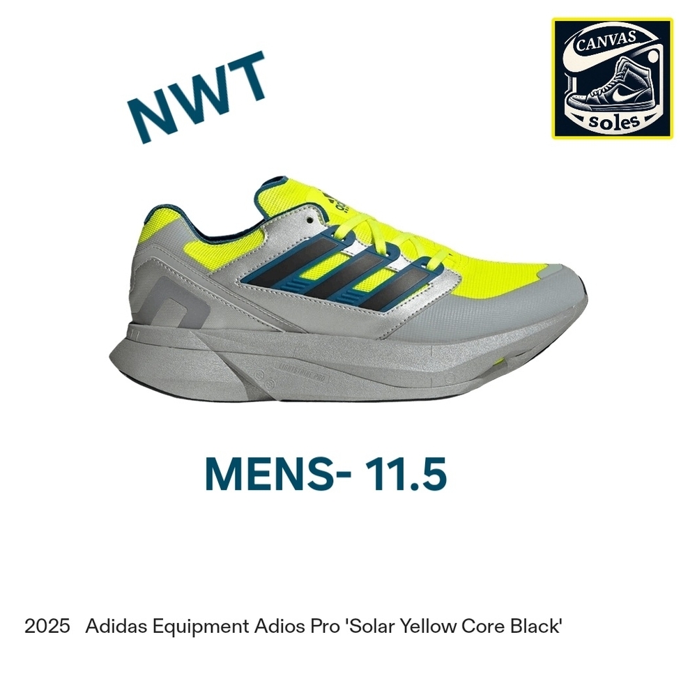 Adidas Solar Yellow Core Black Sneakers